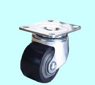 GLOBE 3303816 2-1/2寸中型 平底低重心机器活动轮(黑色)-银川脚轮、万向轮